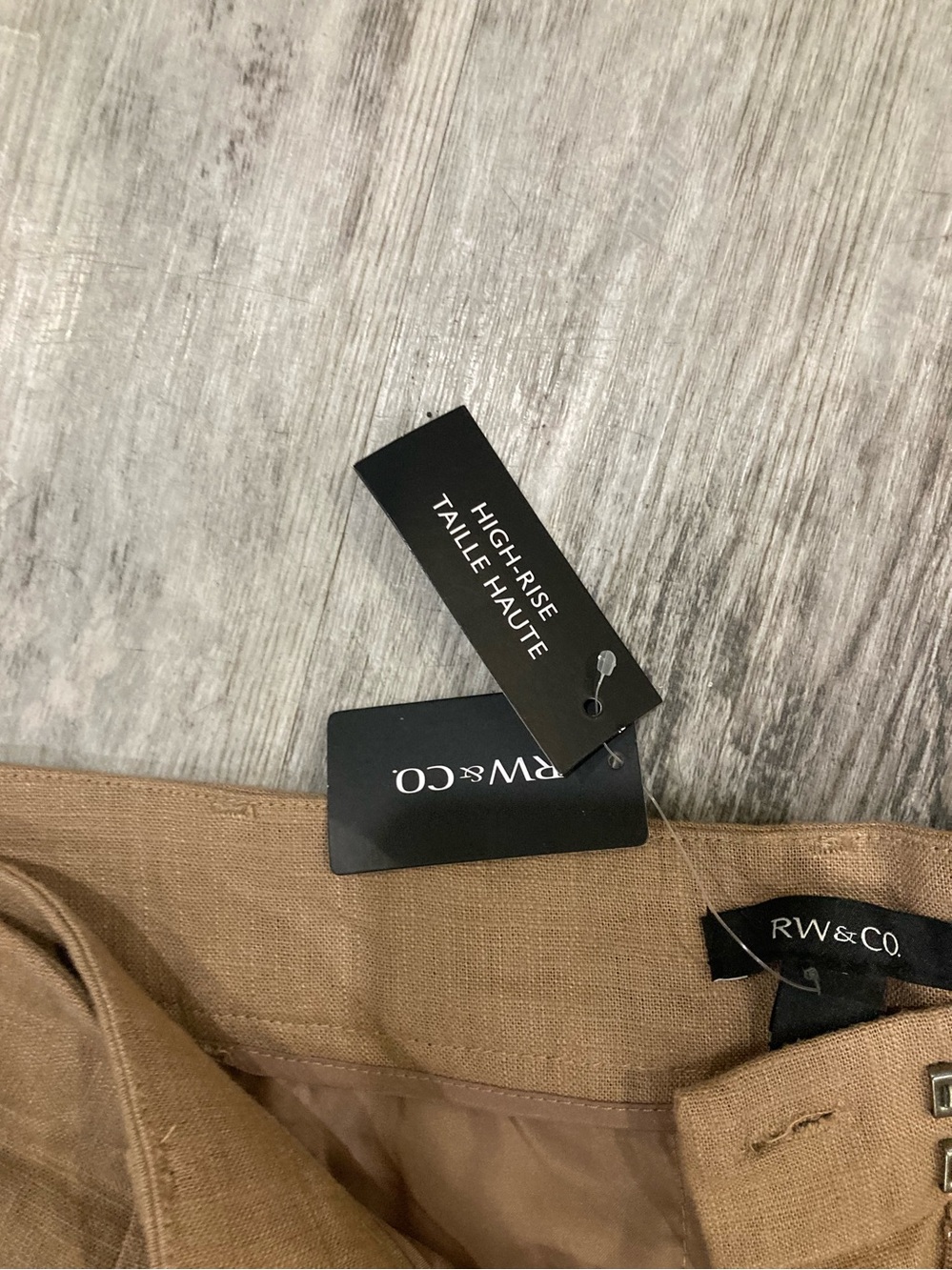 RW & Co 55% Linen pants. New with tags - Picture 3 of 7